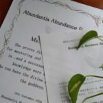 アバンダンティアアバンダンスレイ~豊かさの女神から受け取るもの