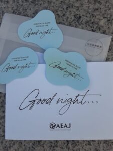 アロマカードがAEAJ(アロマ検定を実施してるところ)からもらえます